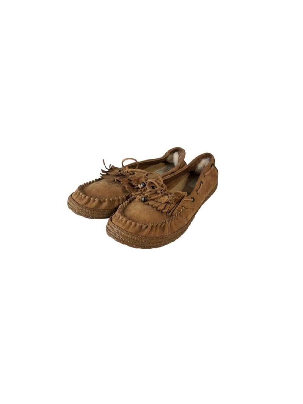 Women's UGG Moccasins Brown Size 10